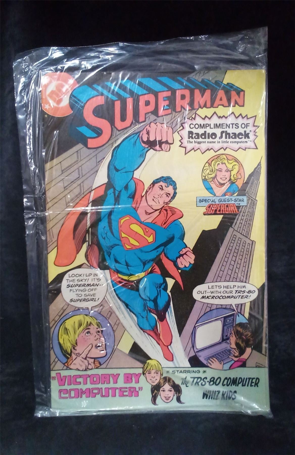Superman in "Victory by Computer" 1981 Comic Book