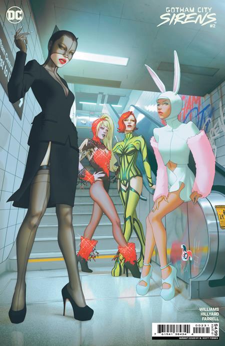 Gotham City Sirens #2 (of 4) Cvr B W Scott Forbes Card Stock Var DC Comics Comic Book