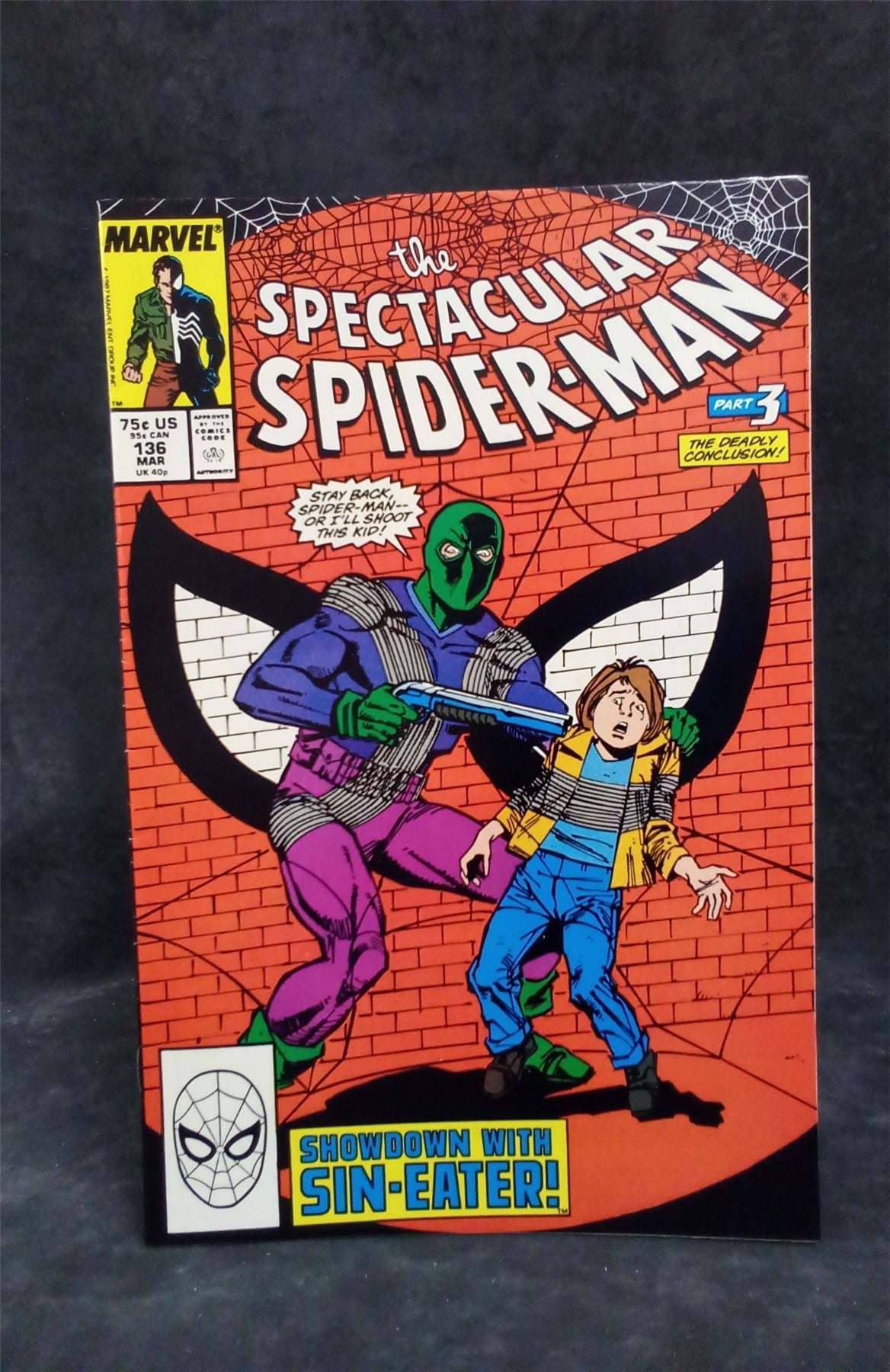 The Spectacular Spider-Man #136 1988 Marvel Comics Comic Book