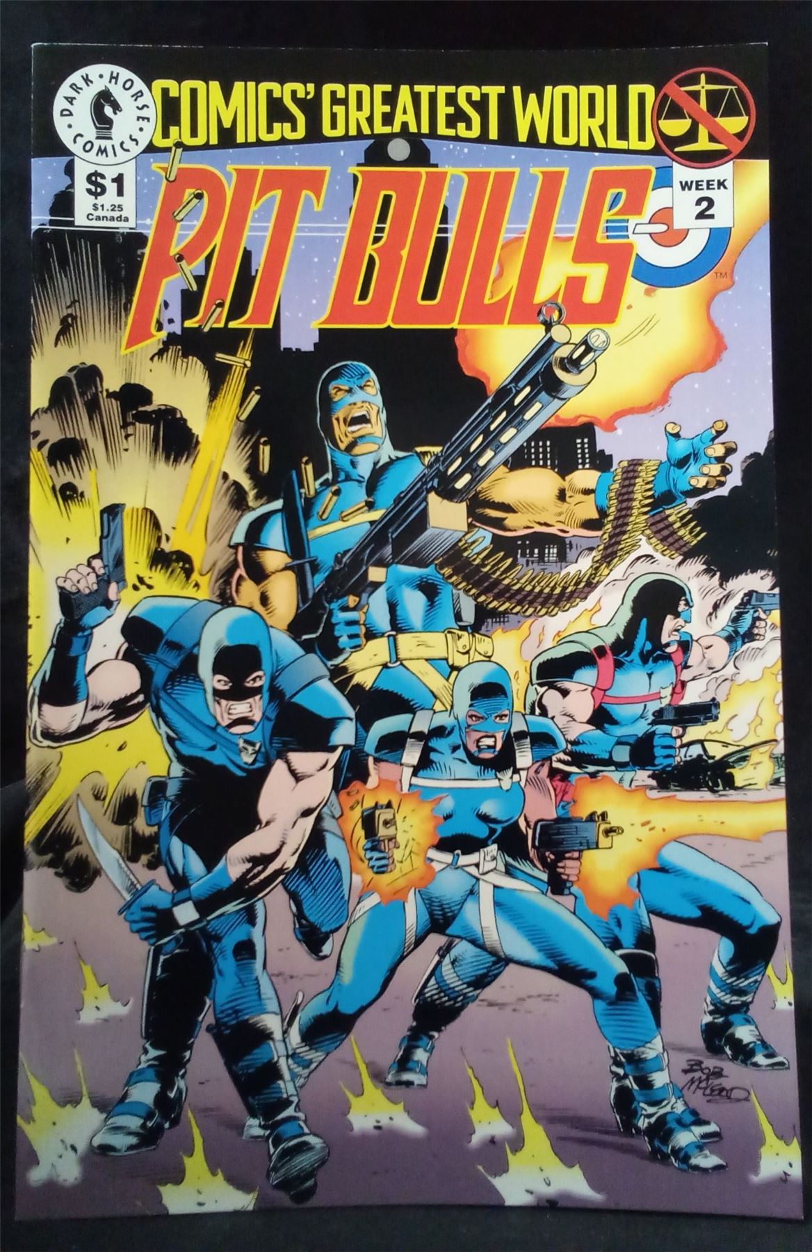 Comics Greatest World: Pit Bulls #2 1993 Dark Horse Comic Book