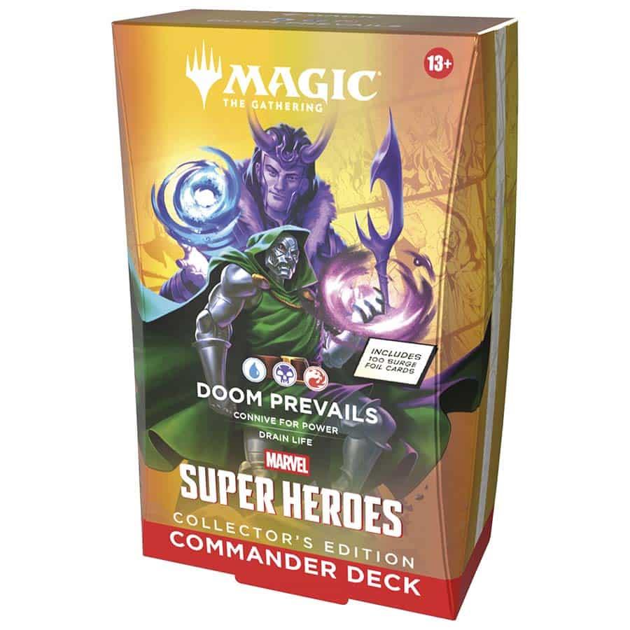 MTG TCG Universes Beyond- Marvel Super Heroes Commander Deck: Doom Prevails; Collector's Edition By Wizards of the Coast