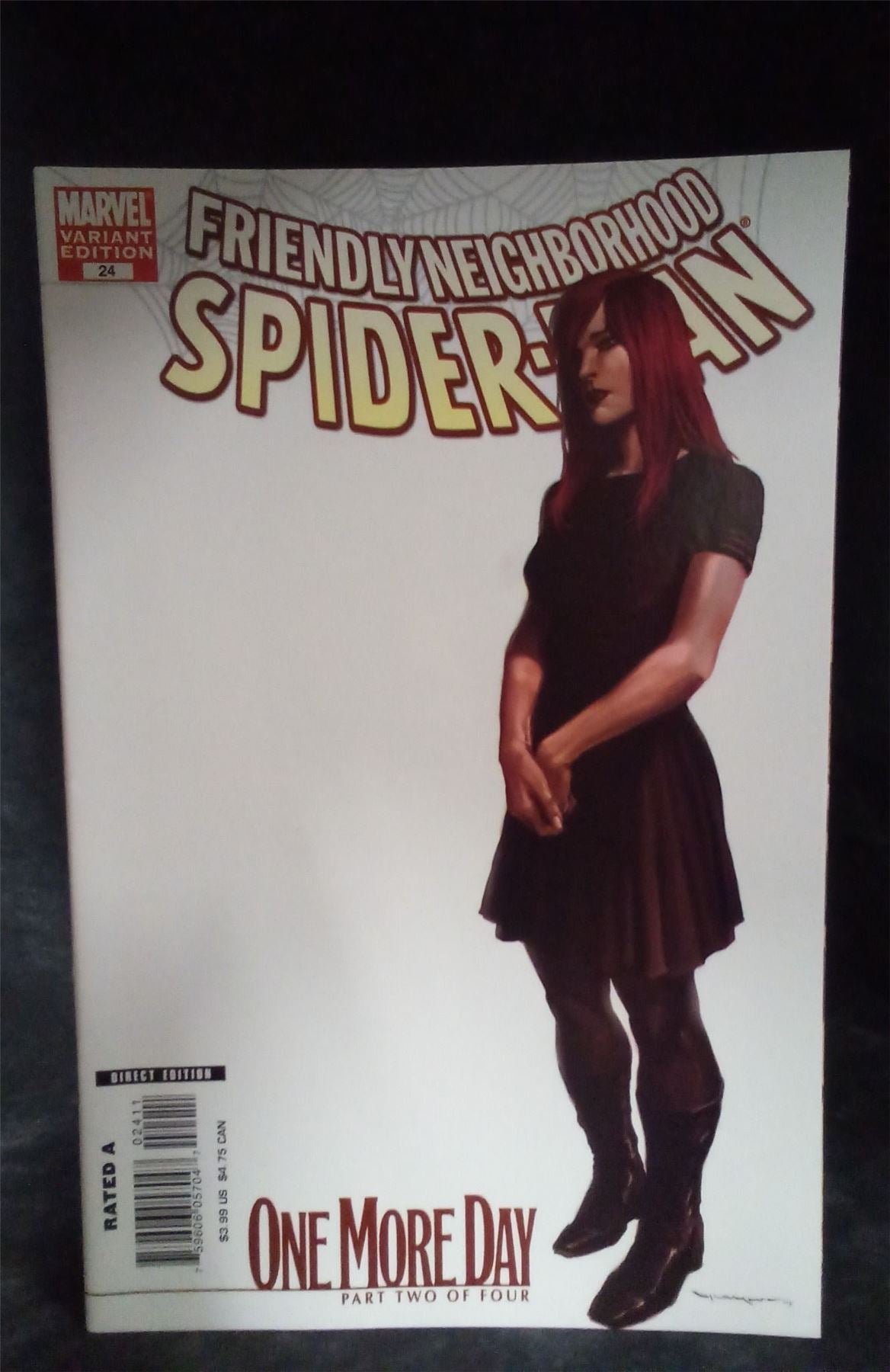 Friendly Neighborhood Spider-Man #24 White Cover 2007 Marvel Comics Comic Book