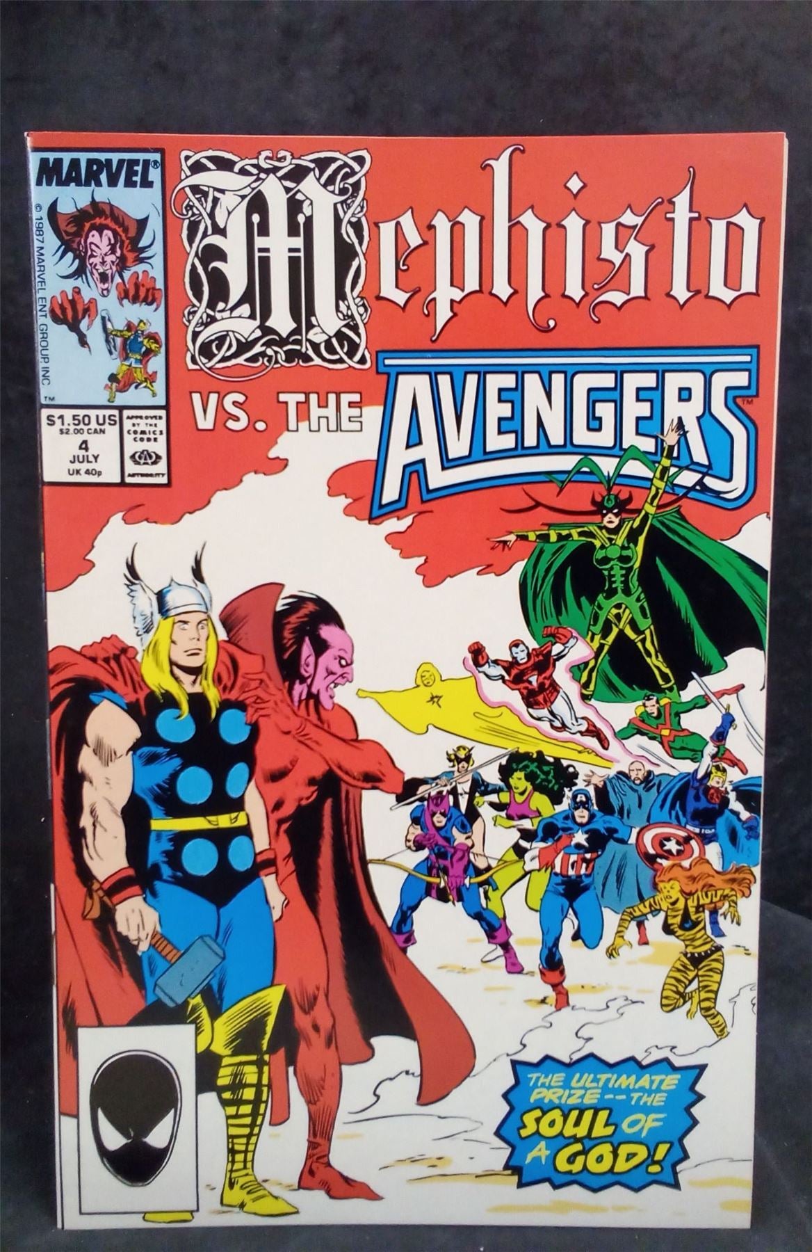 Mephisto Vs. ... #4 1987 Marvel Comics Comic Book