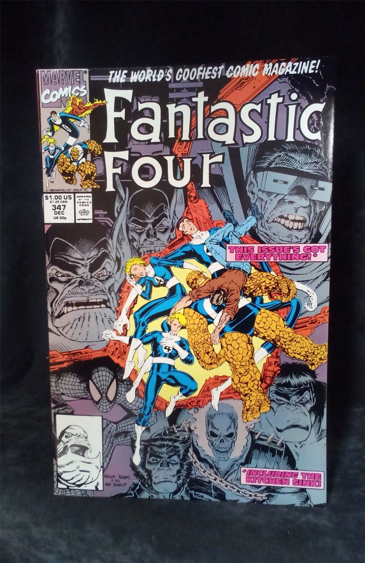 Fantastic Four #347 1990 Marvel Comics Comic Book