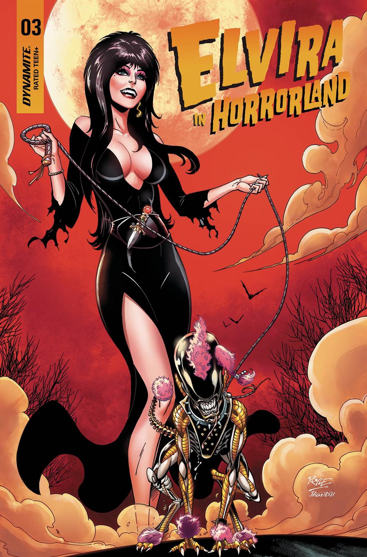 Elvira In Horrorland #3 Cvr B Royle Dynamite Comic Book