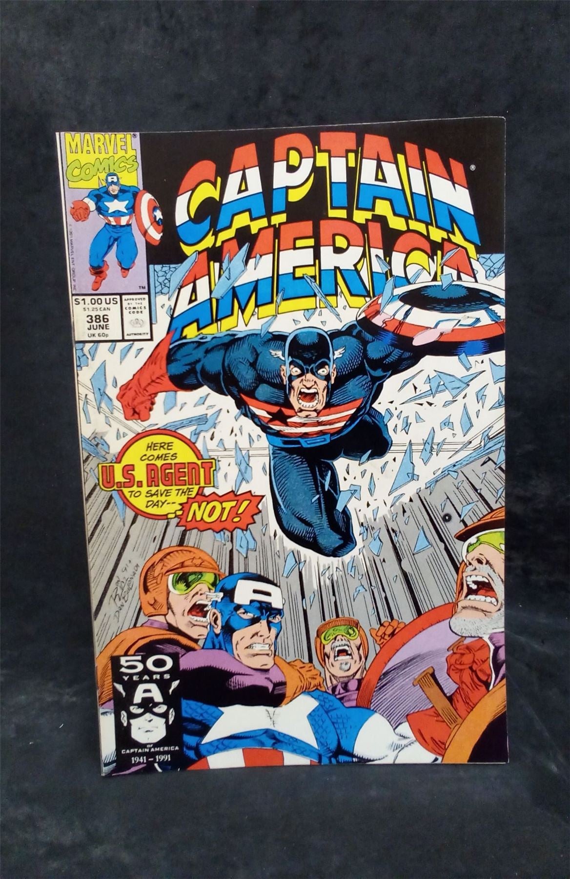 Captain America #386 1991 Marvel Comics Comic Book