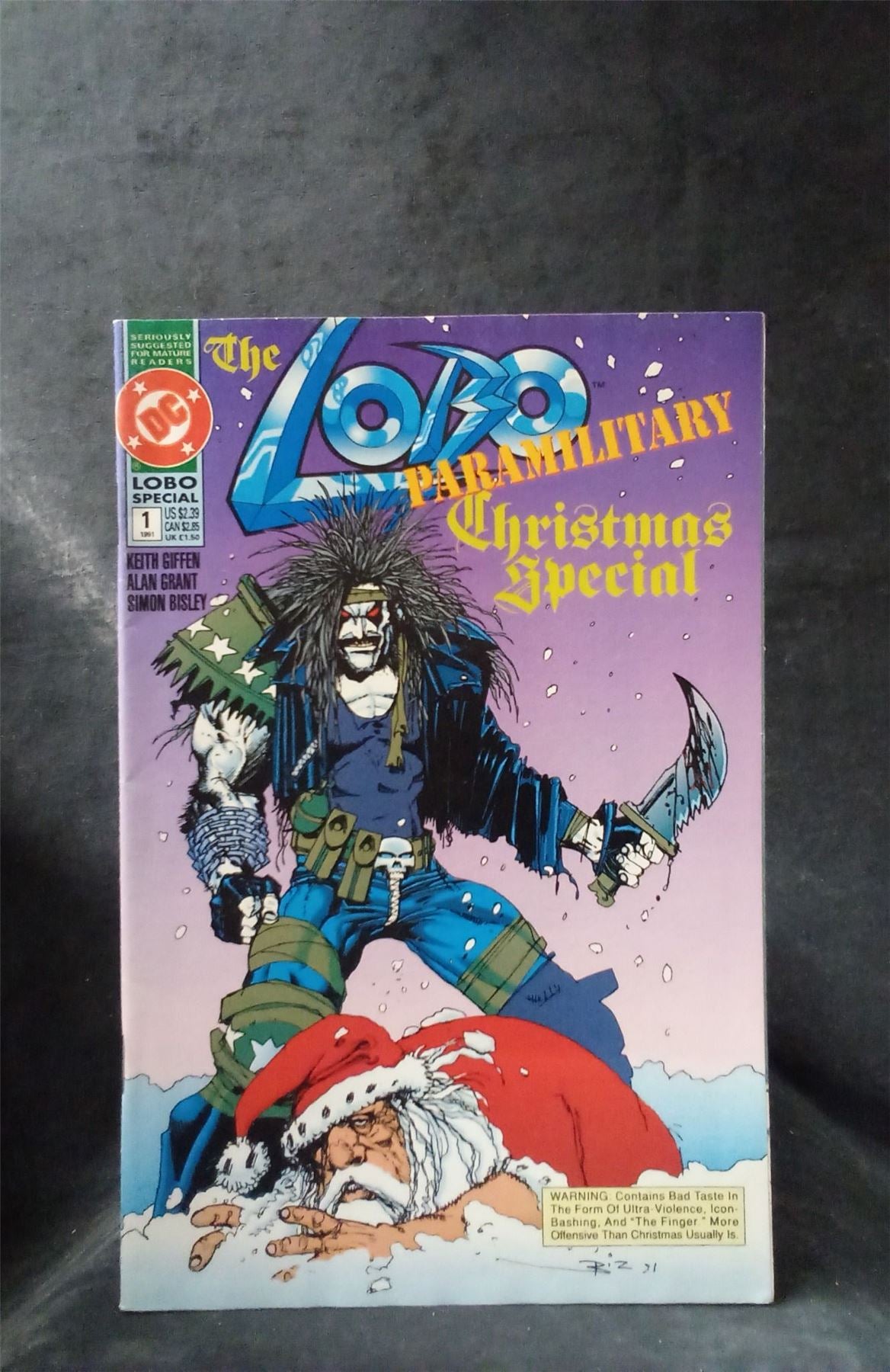 Lobo Paramilitary Christmas Special #1 1991 DC Comics Comic Book