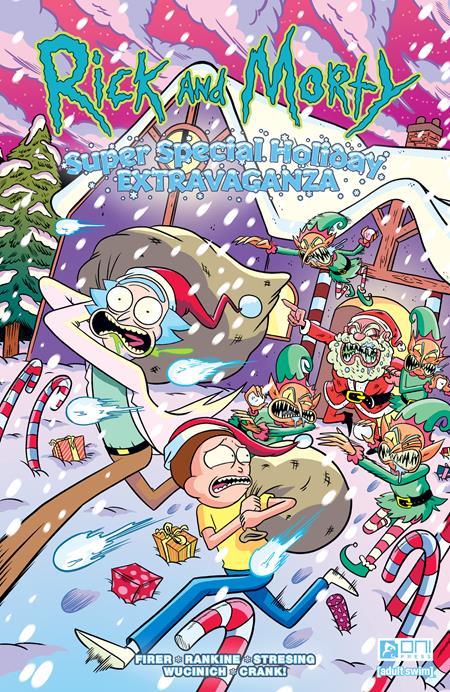 Rick And Morty Super Special Holiday Extravaganza #1 (one Shot) Cvr C Marc Ellerby Var (mr) Oni Press Comic Book