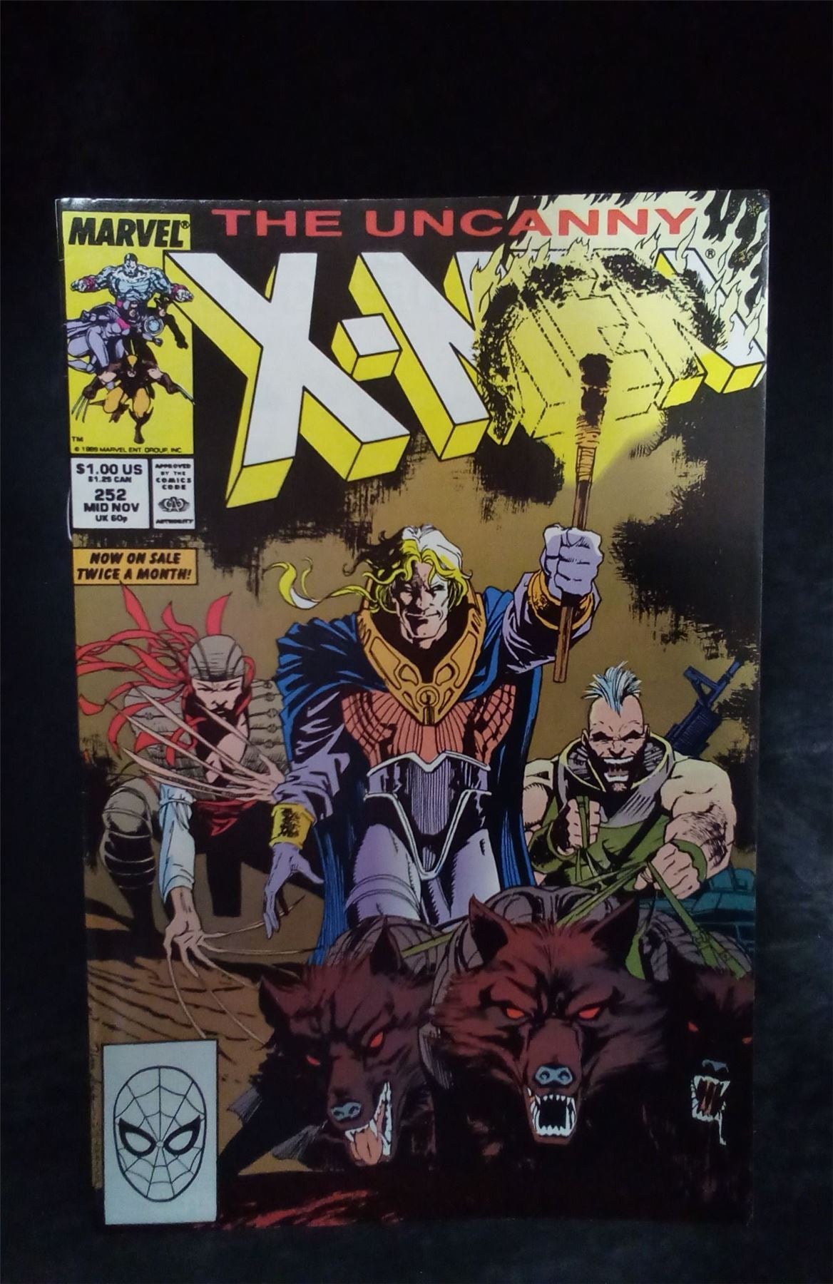The Uncanny X-Men #252 1989 Marvel Comics Comic Book