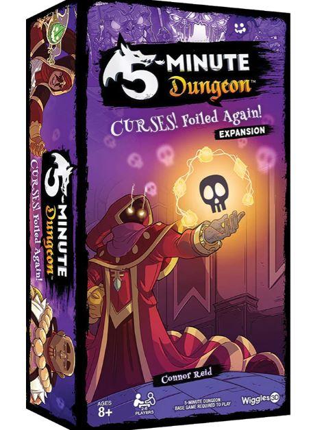 5 Minute Dungeon Curses! Foiled Again! Expansion By Wiggles 3D Board Game
