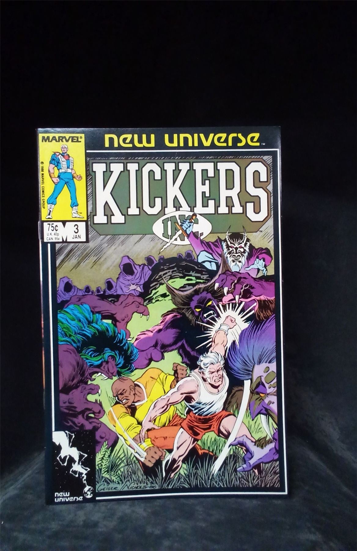 Kickers, Inc. #3 1987 Marvel Comics Comic Book