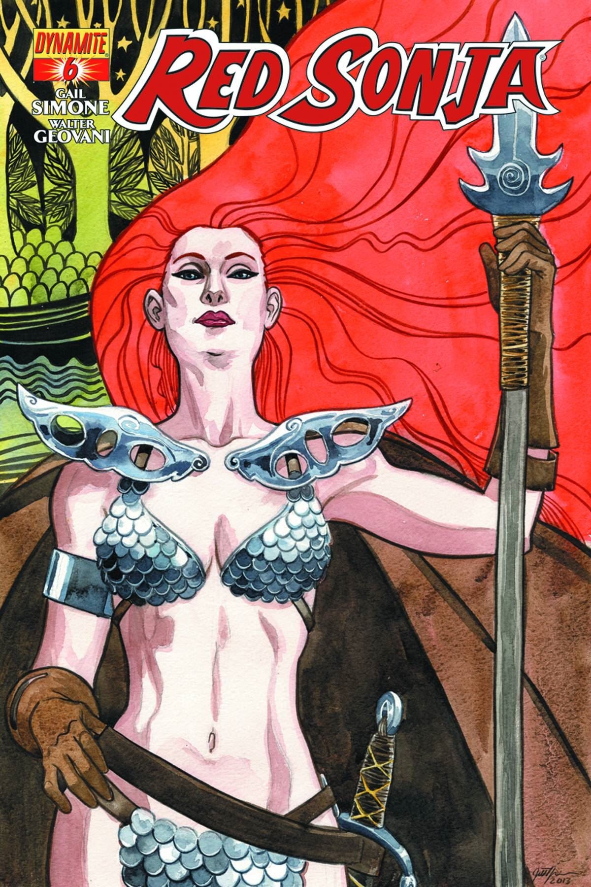 Red Sonja #6 Thompson Cvr D. E. Comic Book