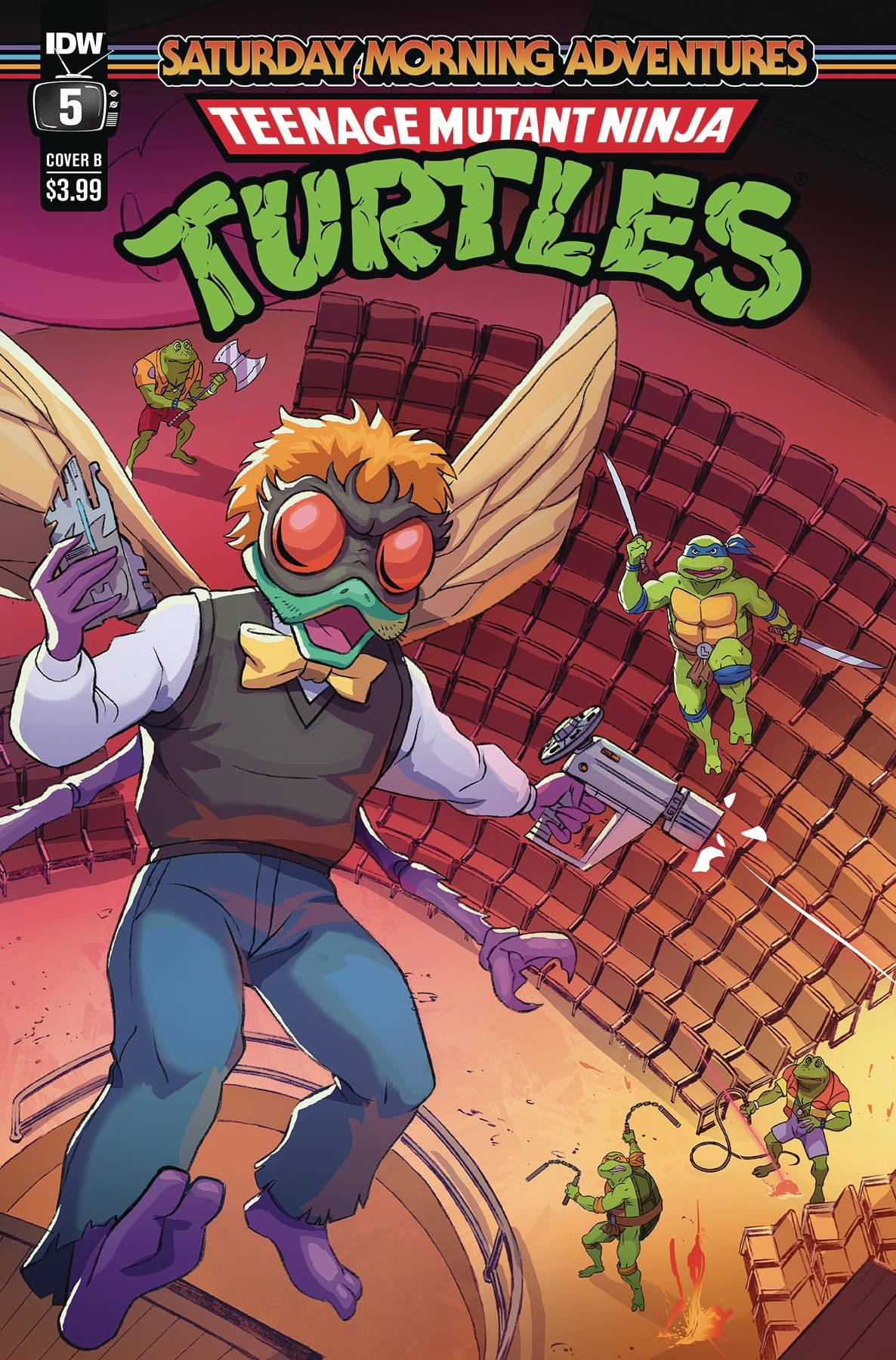 Tmnt Saturday Morning Adv 2023 #5 Cvr B Schoening Idw-prh Comic Book