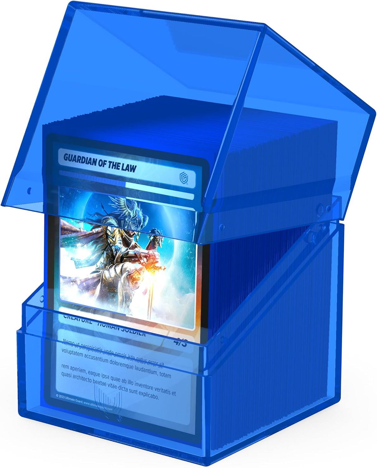 Ultimate Guard Deck Case - Boulder 100+ Clear - Sapphire
