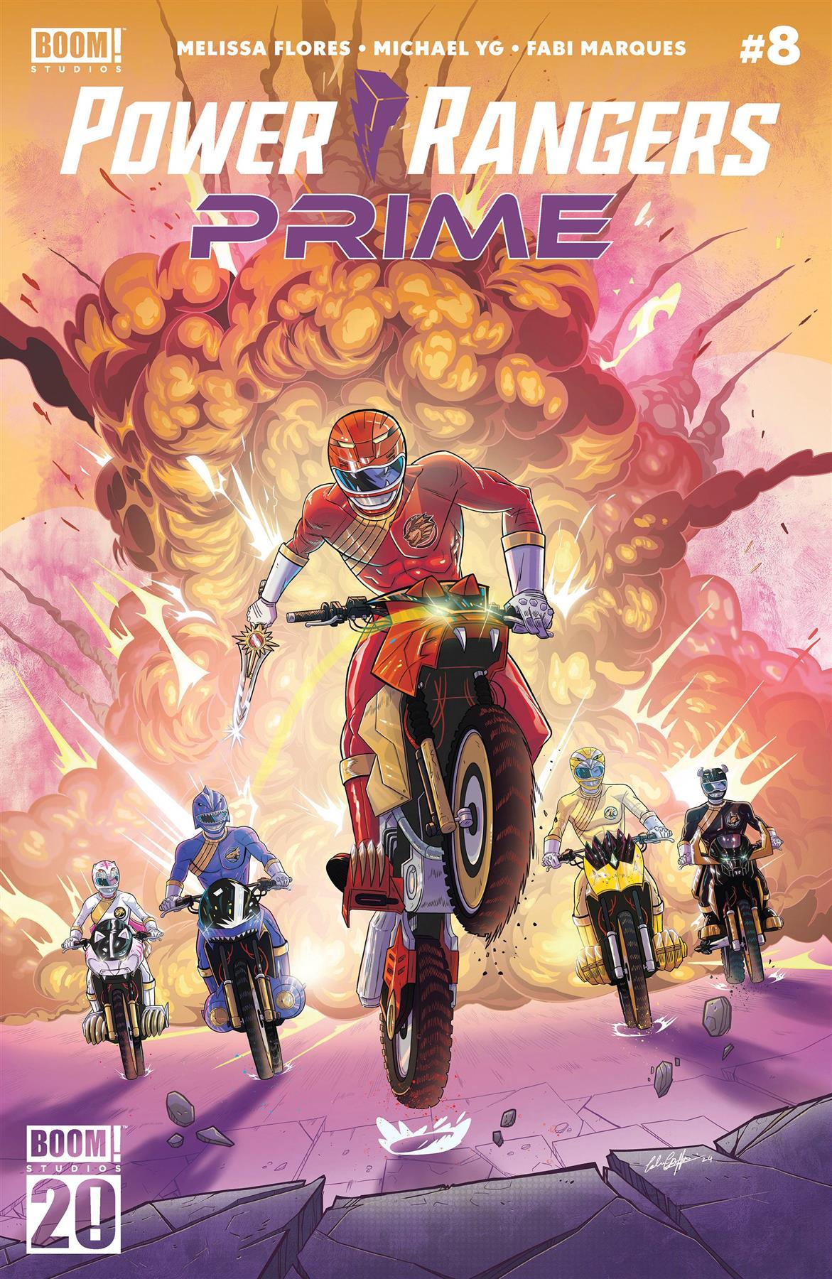 Power Rangers Prime #8 Cvr B Griffin Cvr B Griffin Boom Prh Comic Book 2025