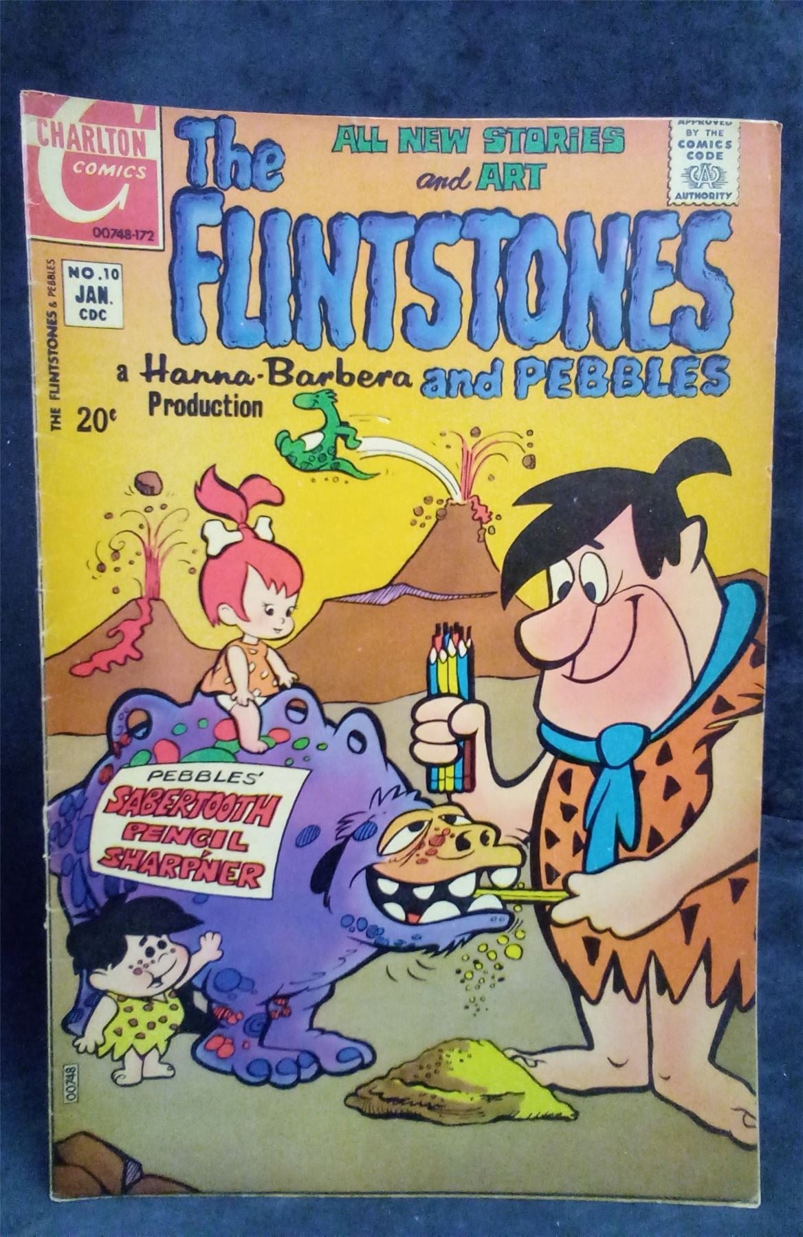 The Flintstones and Pebbles #10 1972 Charlton Comic Book