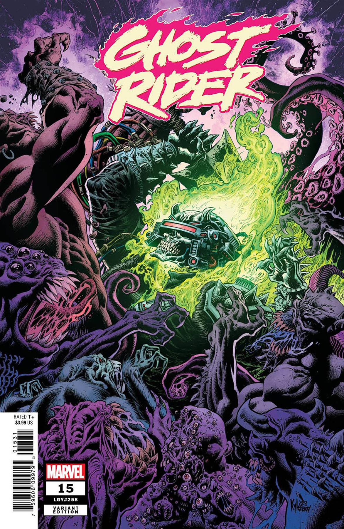 Ghost Rider #15 Kyle Hotz Var (Kyle Hotz Var) Marvel Prh Comic Book 2023