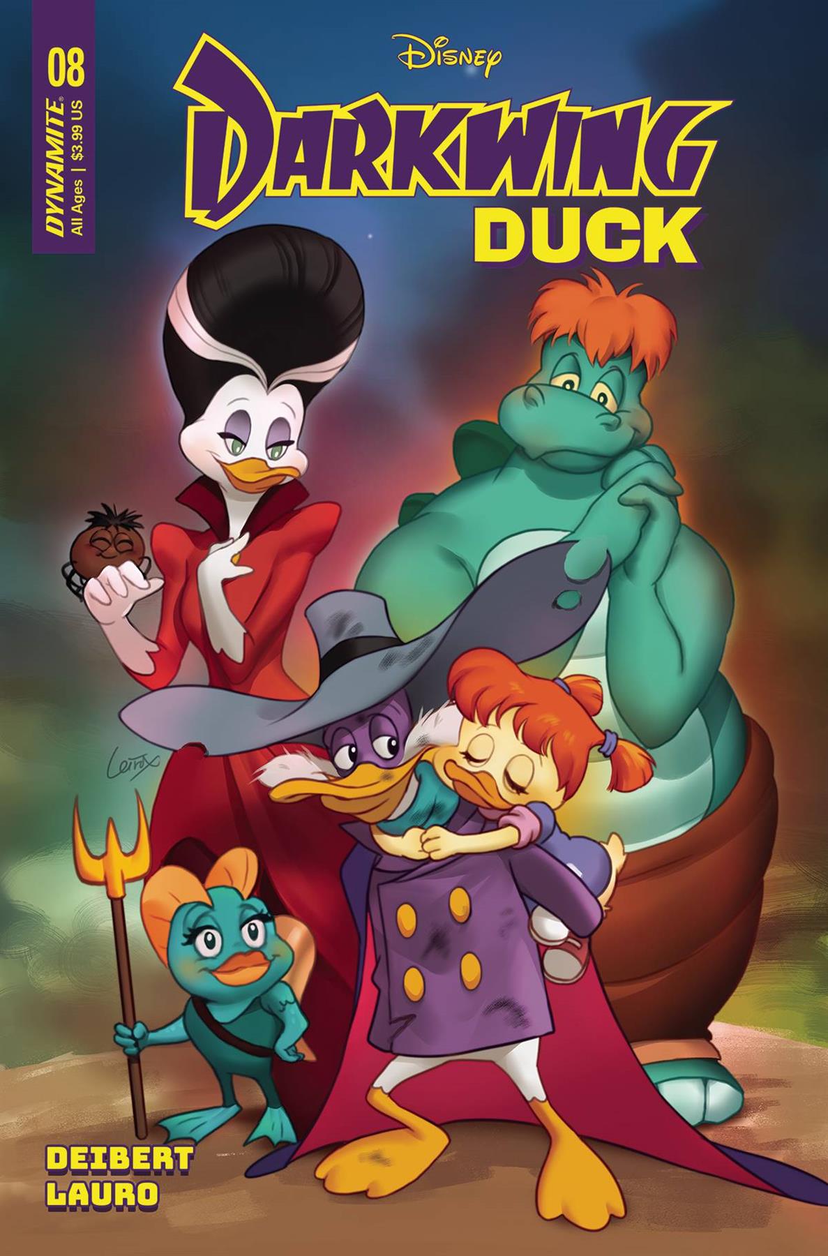 Darkwing Duck #8 Cvr A Leirix Dynamite Comic Book