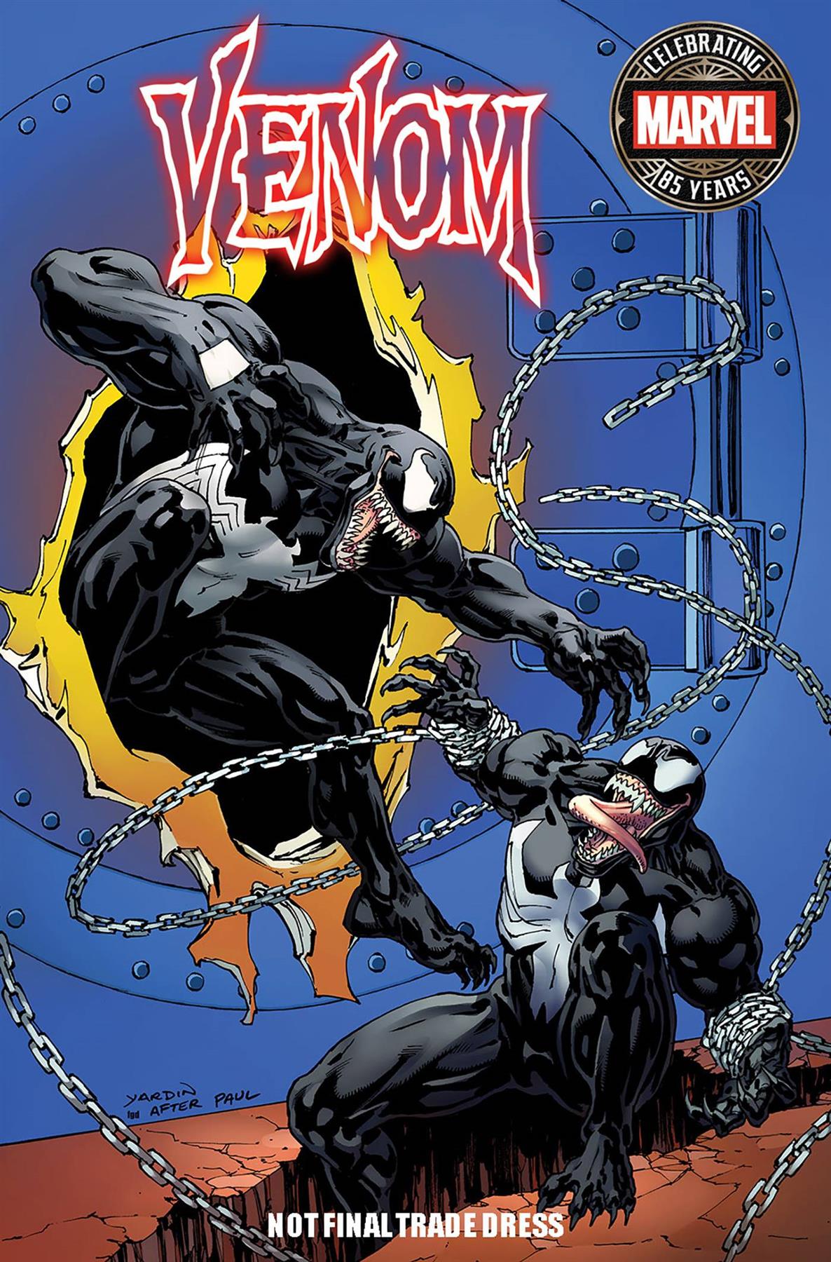Venom #36 David Yardin Marvel 85th Anniversary Homage Var Marvel Prh Comic Book