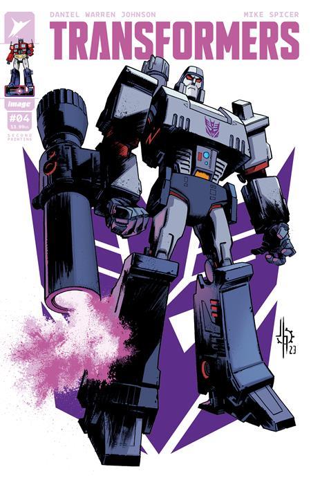 Transformers #4 Second Printing Cvr A Jason Howard Image Comics Comic Book
