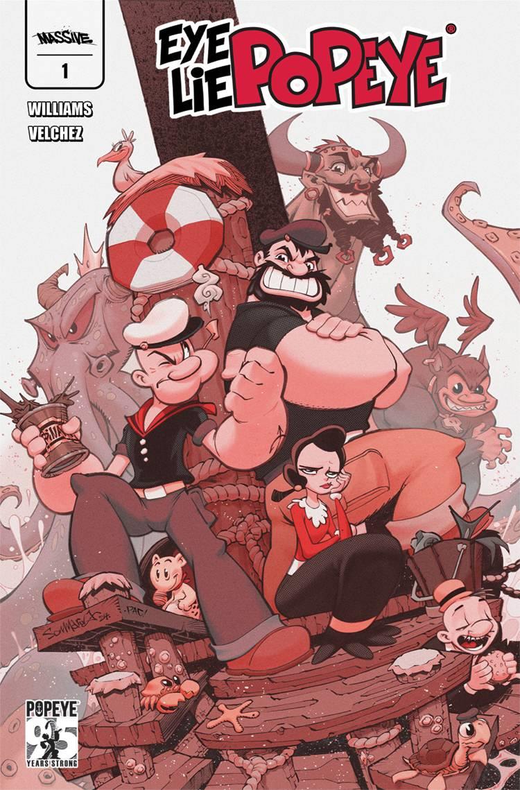 Eye Lie Popeye #1 (of 5) Cvr B Sommarvia Massive Comic Book