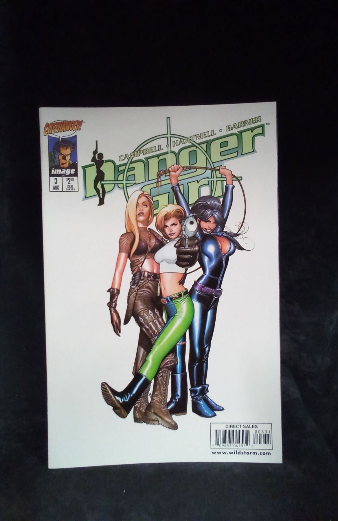 Danger Girl #3 Charest Cover 1998 DC Comics Comic Book