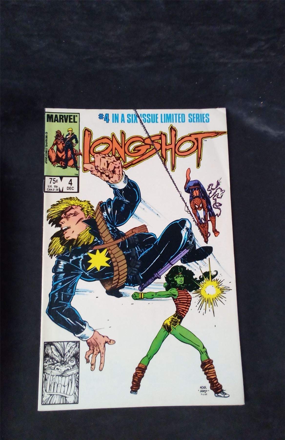 Longshot #4 Direct Edition 1985 marvel Comic Book
