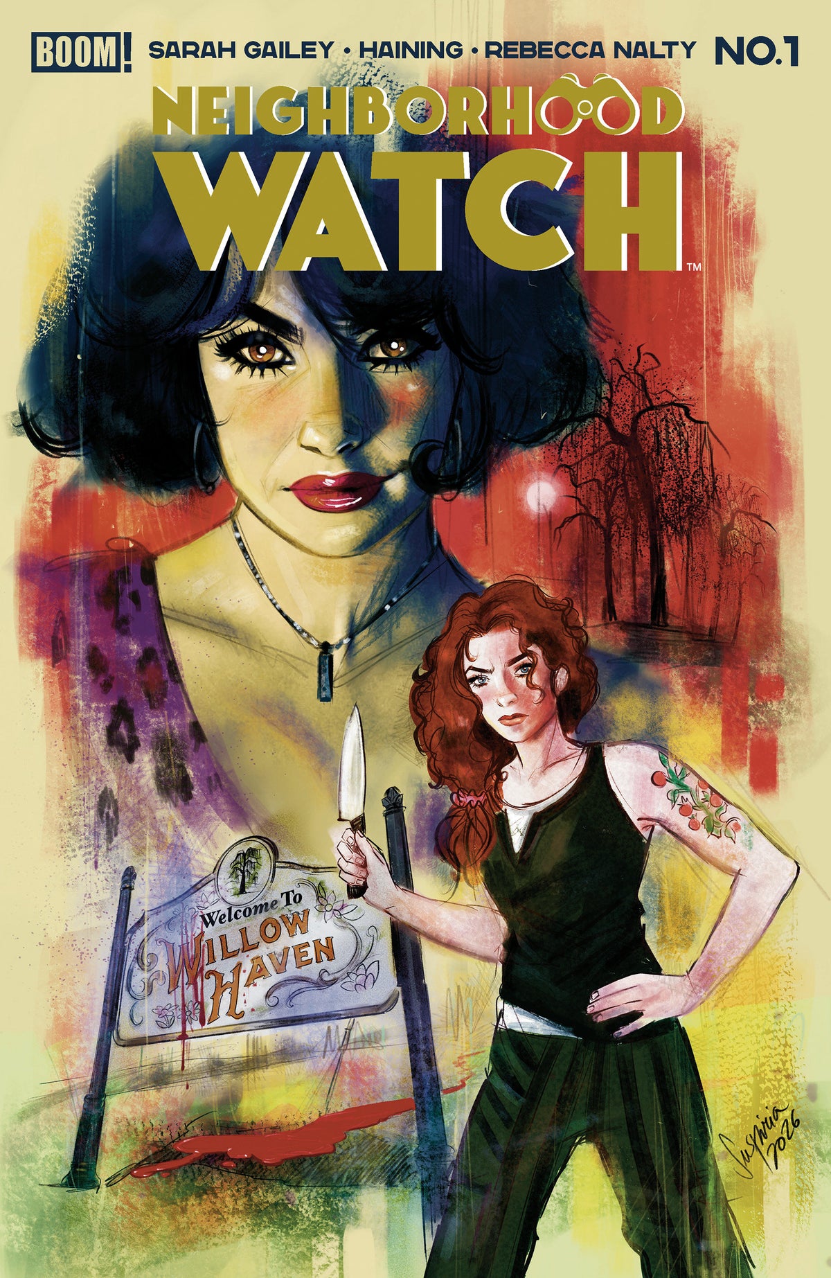 Neighborhood Watch #1 B Variant (Dressed, Vilchez)
