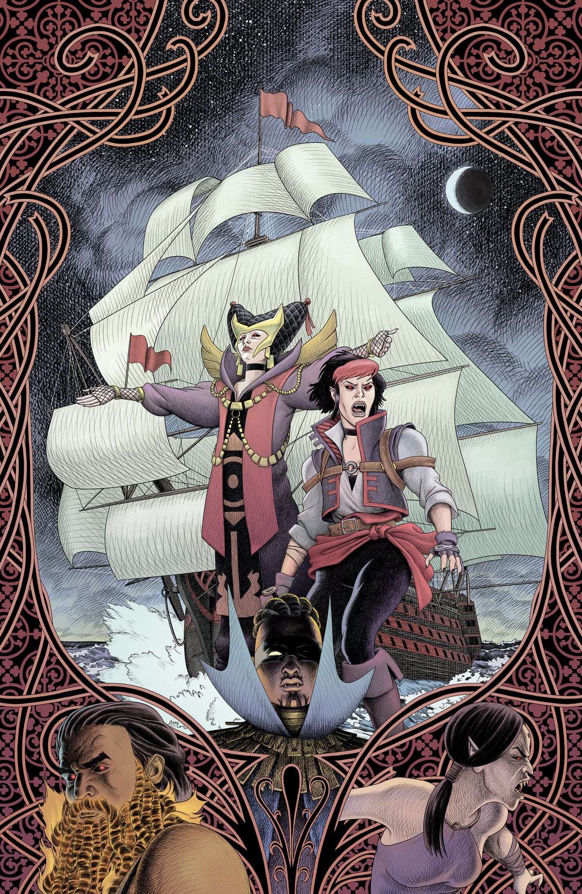 Vampyrates! #2 E 1 in 25 Variant Edition (Full Art, Ward)