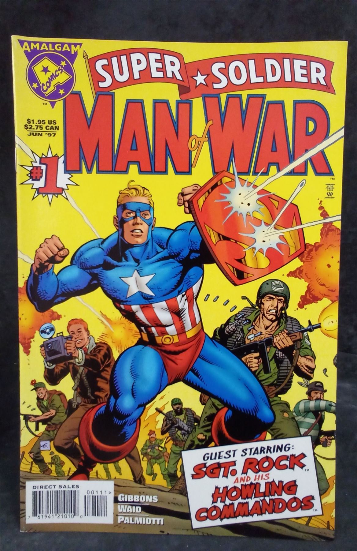 Super Soldier: Man of War #1 1997 DC Comics Comic Book