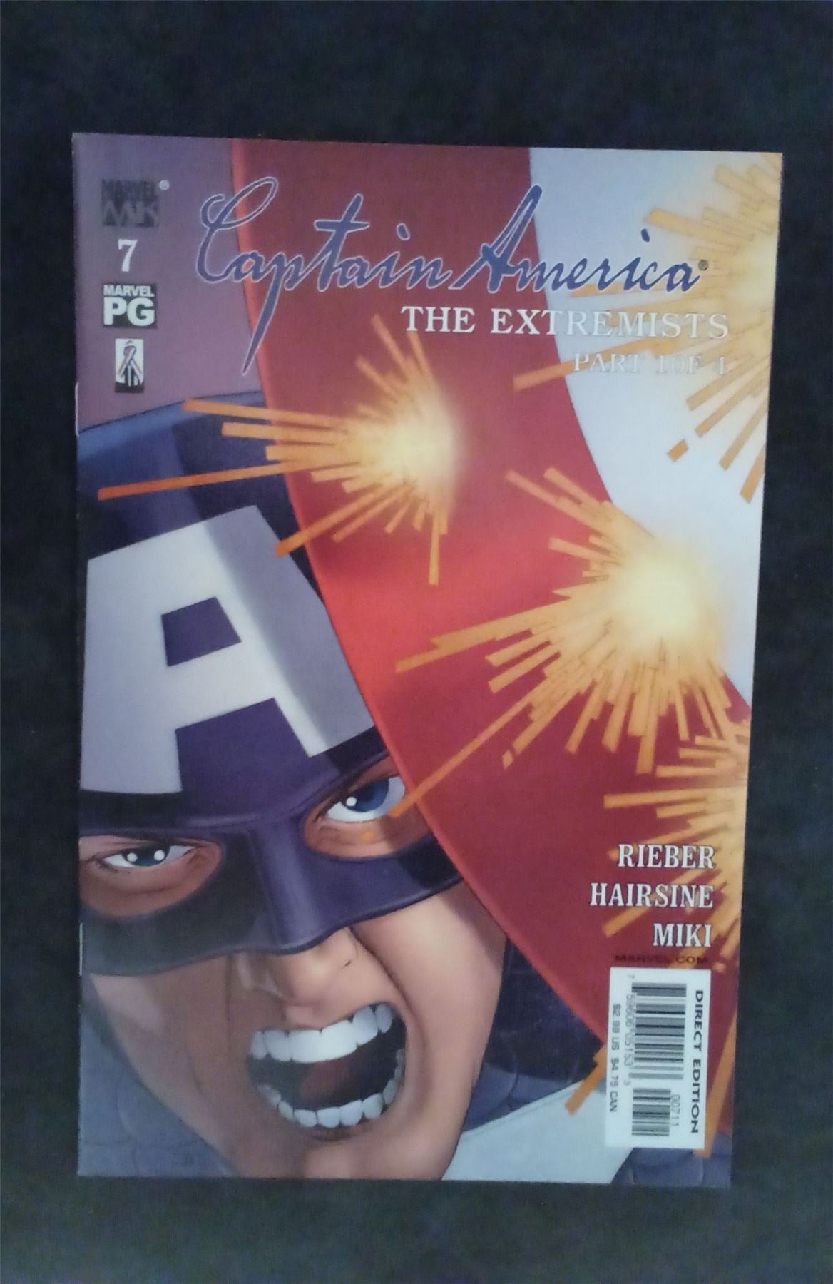 Captain America #7 2002 marvel-knights Comic Book