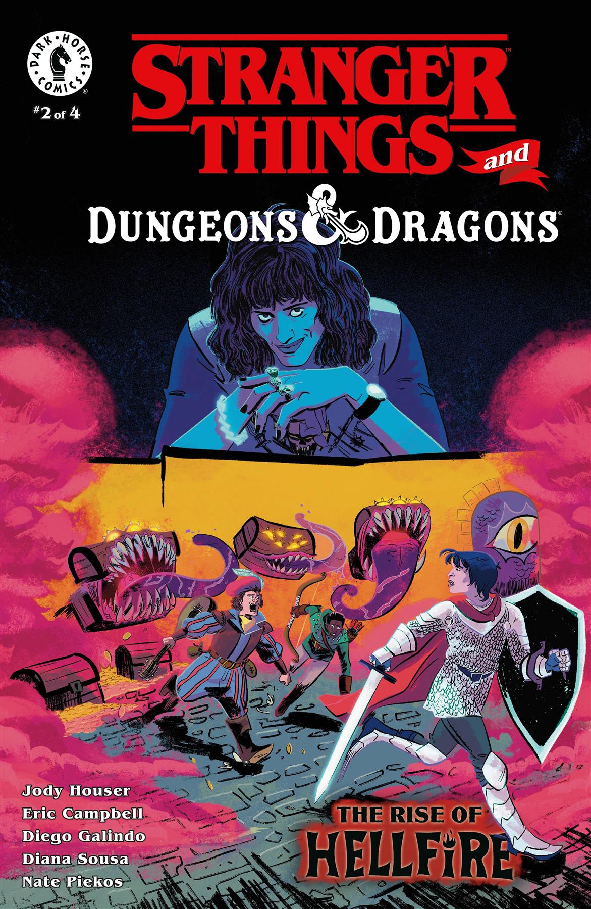 Stranger Things D&d Rise Of Hellfire #2 Cvr C Knight Cvr C Knight Dark Horse Prh Comic Book 2025