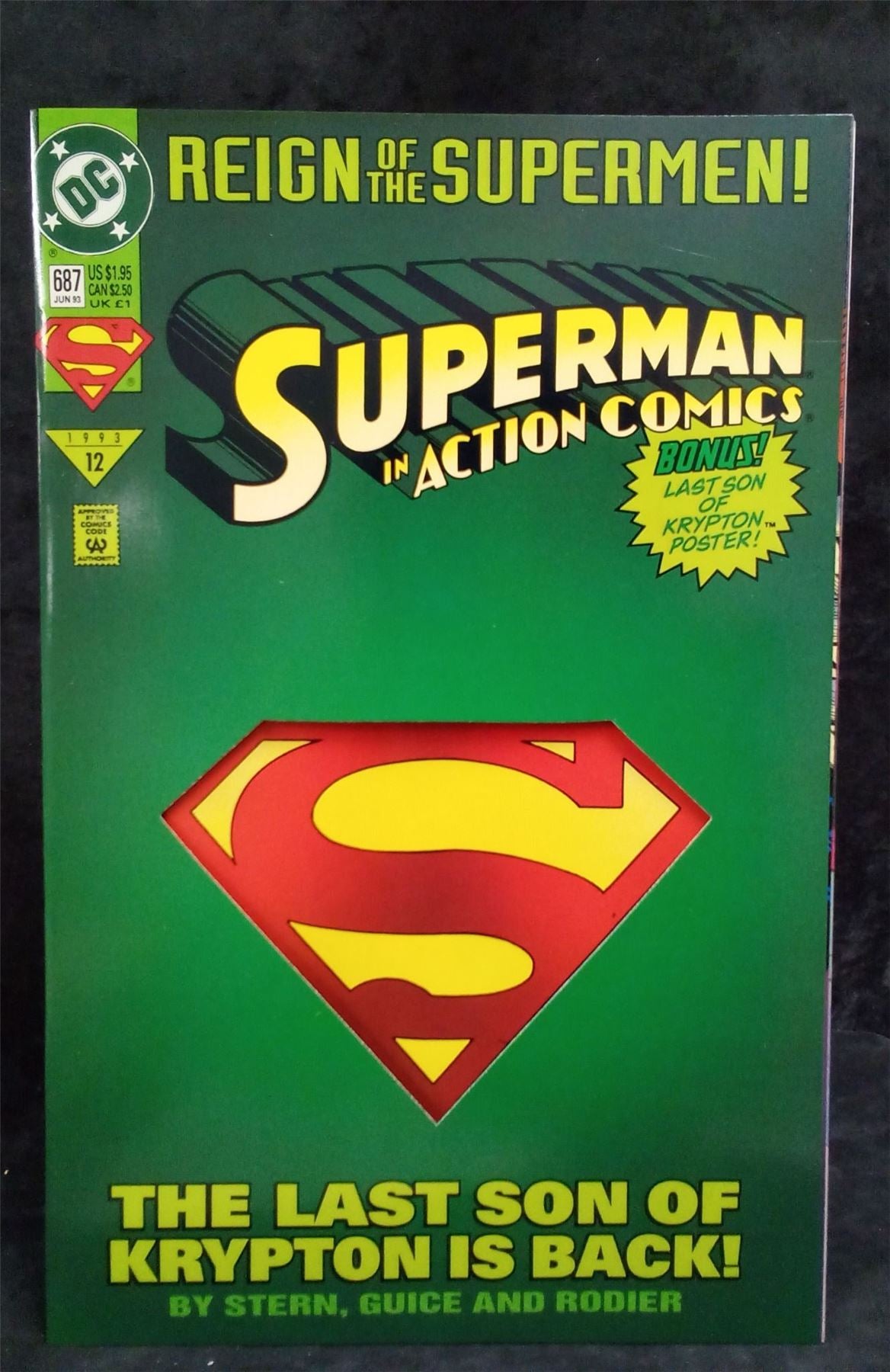 Action Comics #687 1993 DC Comics Comic Book