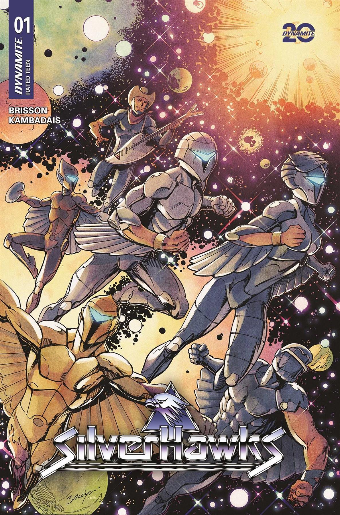 Silverhawks #1 Cvr Zk Foc Bonus Mark Bagley Original (c: 1-0 Dynamite Comic Book