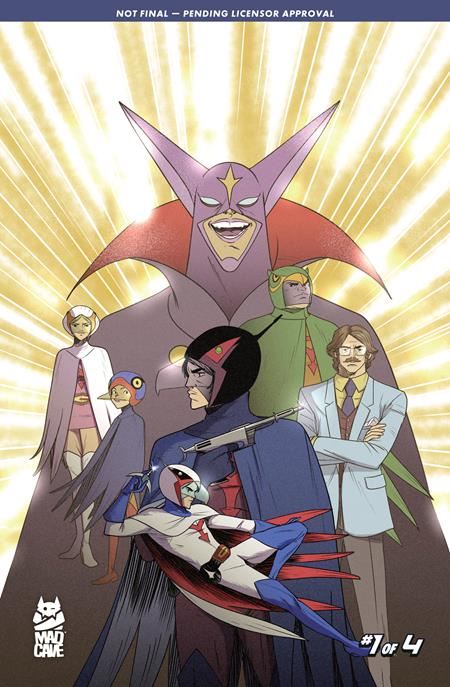 Gatchaman Only One Earth #1 (Of 4) Cvr B Nuno Plati Var Mad Cave Studios Comic Book 2025