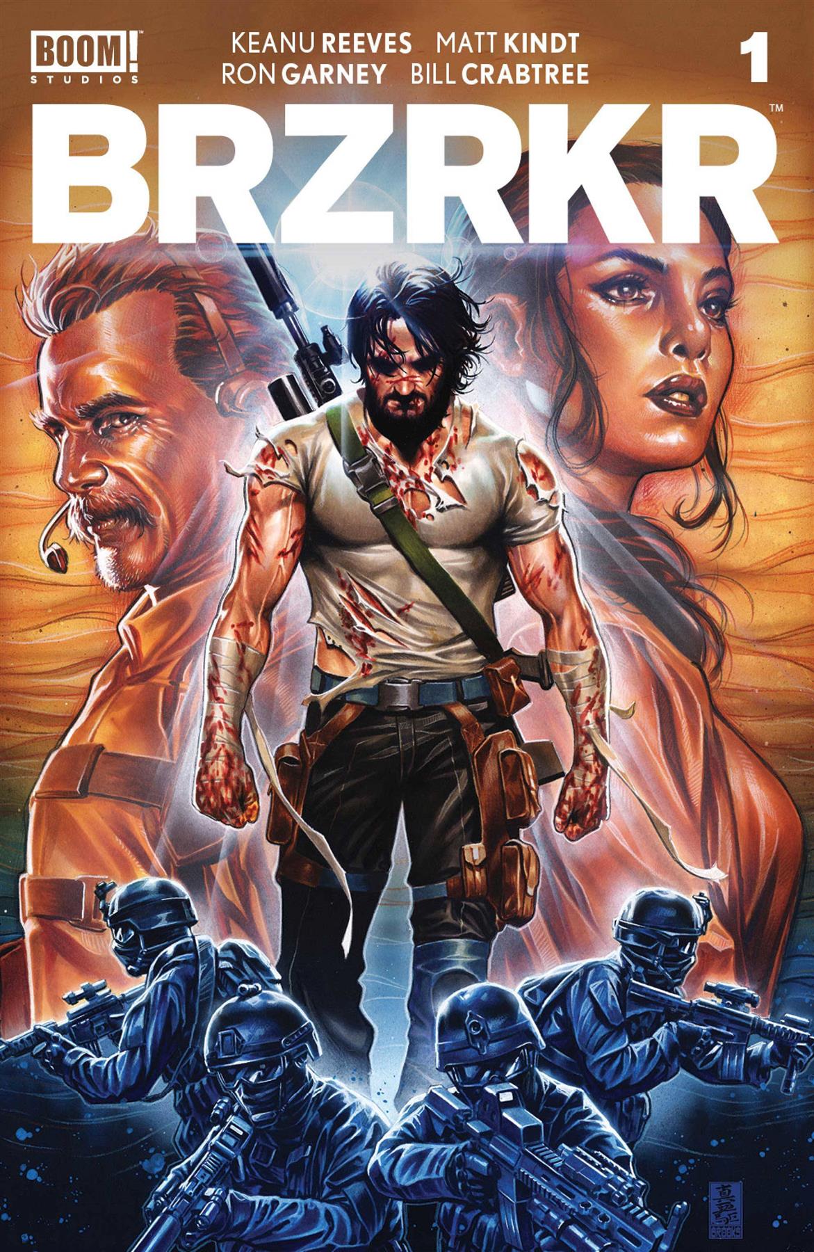 Brzrkr (berzerker) #1 Cvr D Brooks Foil Var (mr) Boom! Studios Comic Book