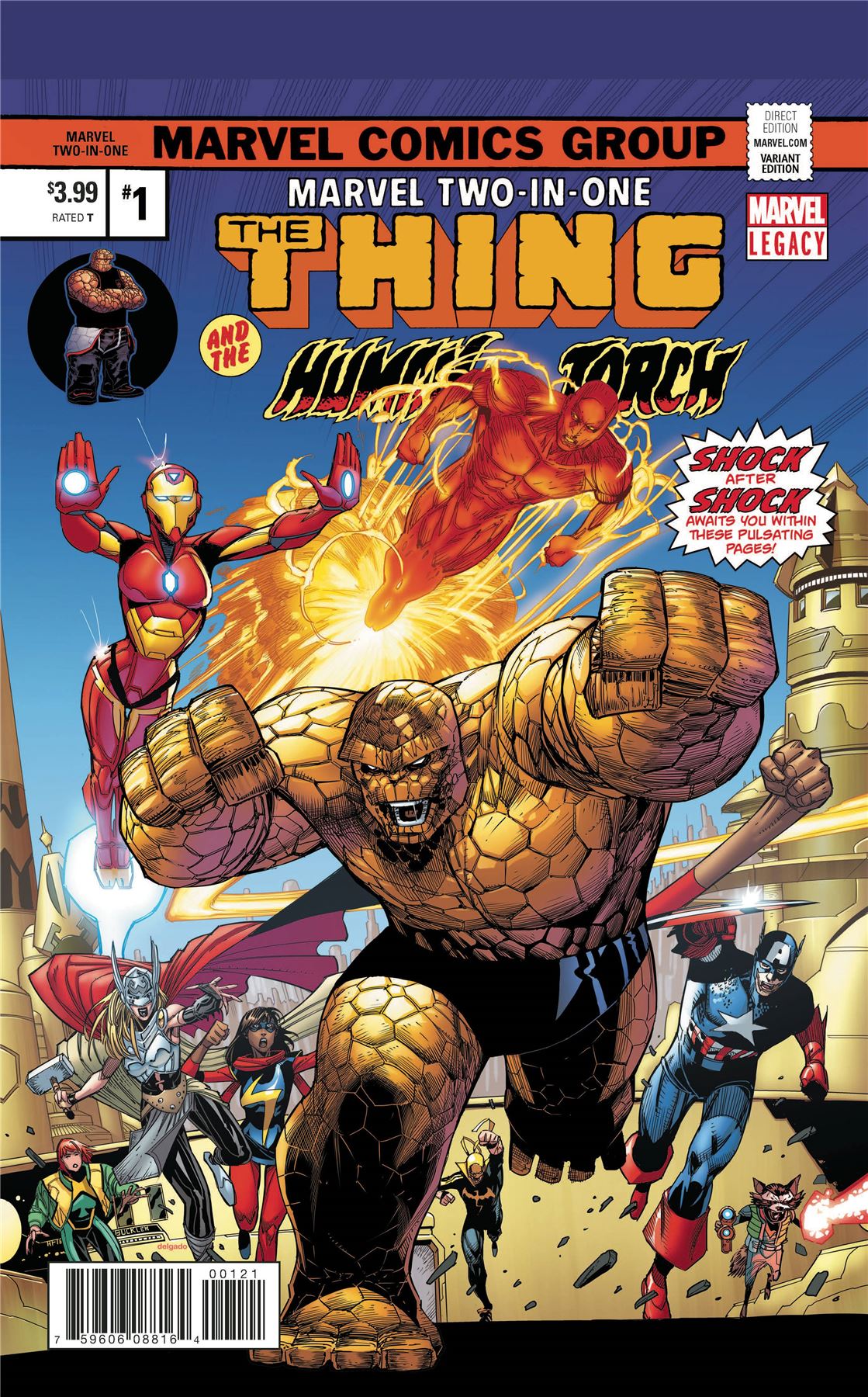 Marvel Two-in-one #1 Malin Lh Var Leg (Malin Lh Var Leg) Marvel Comics Comic Book