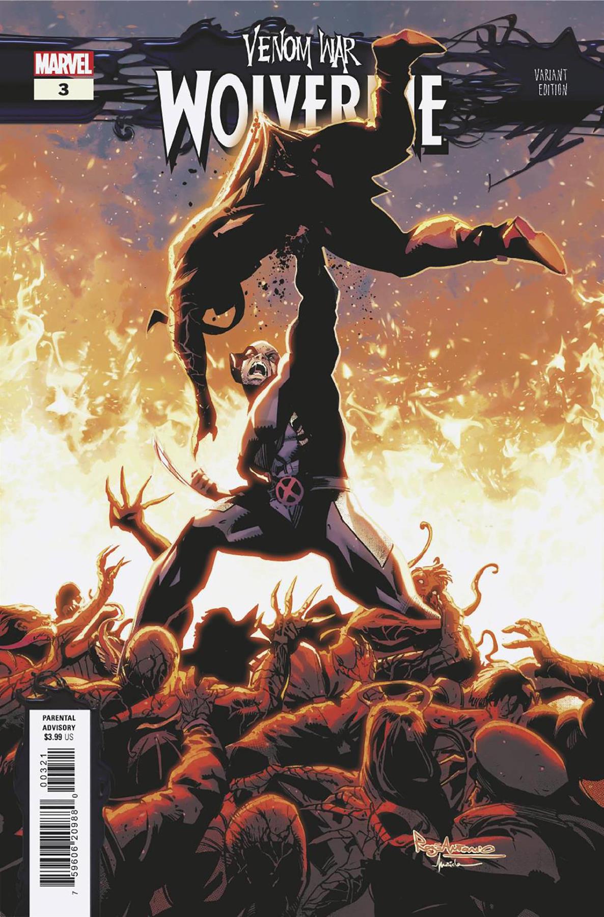Venom War Wolverine #3 Roge Antonio Var Marvel Prh Comic Book 2024