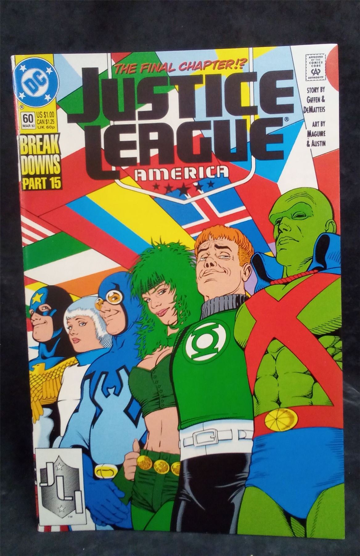 Justice League America #60 1992 DC Comics Comic Book