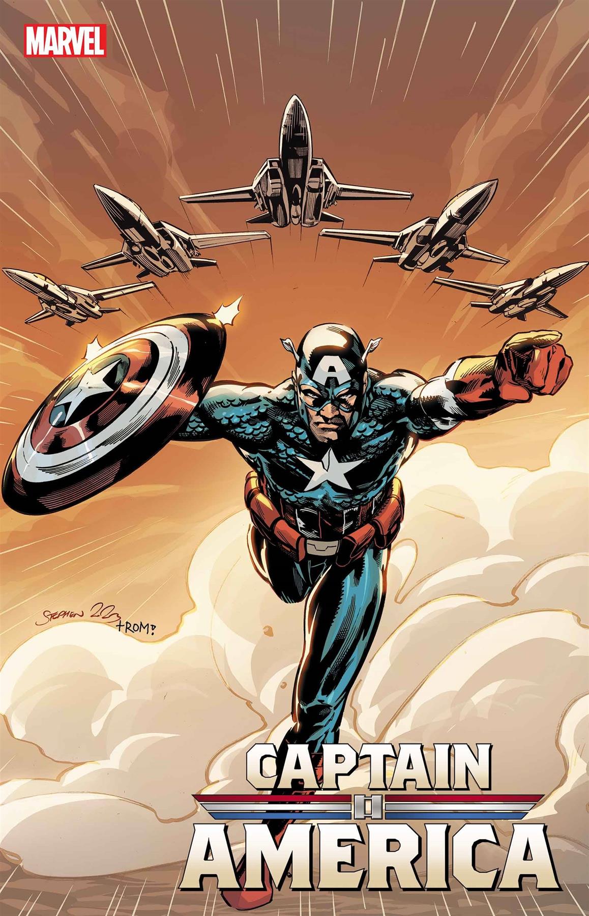 Captain America #7 Stephen Mooney Var (Stephen Mooney Var) Marvel Prh Comic Book 2024