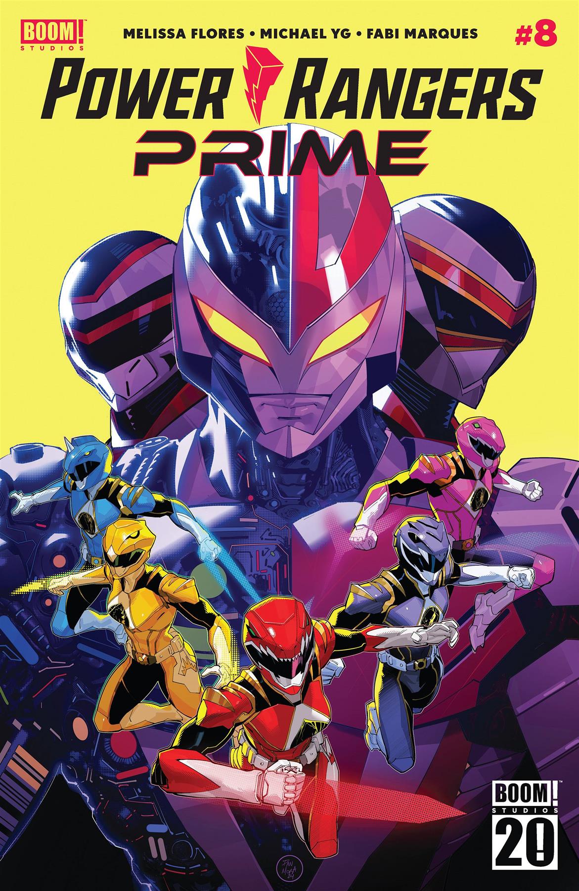 Power Rangers Prime #8 Cvr A Mora Cvr A Mora Boom Prh Comic Book 2025