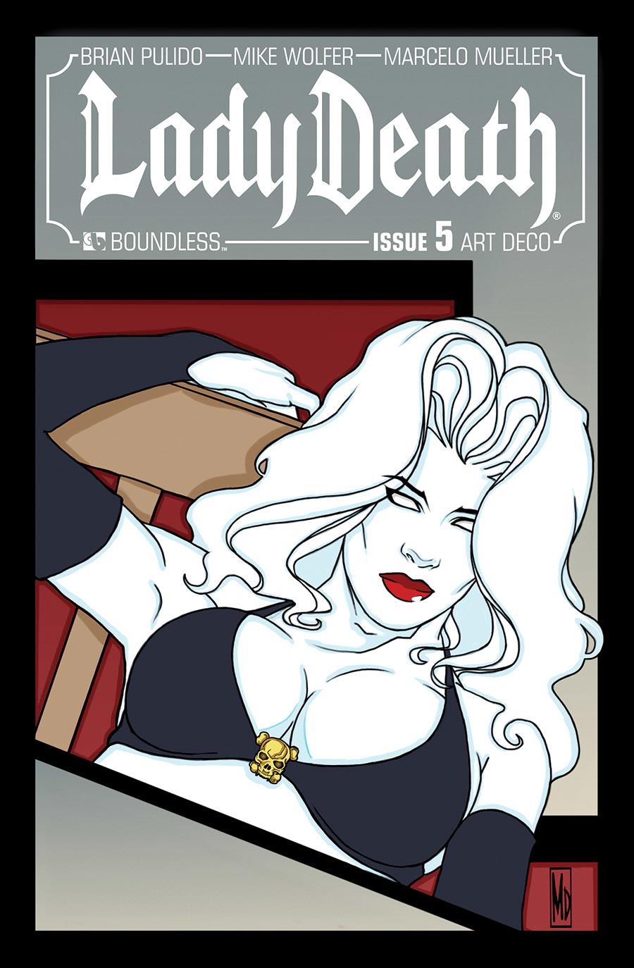 Lady Death (2010) Art Deco B Bag Set (5ct) Boundless Comics Comic Book