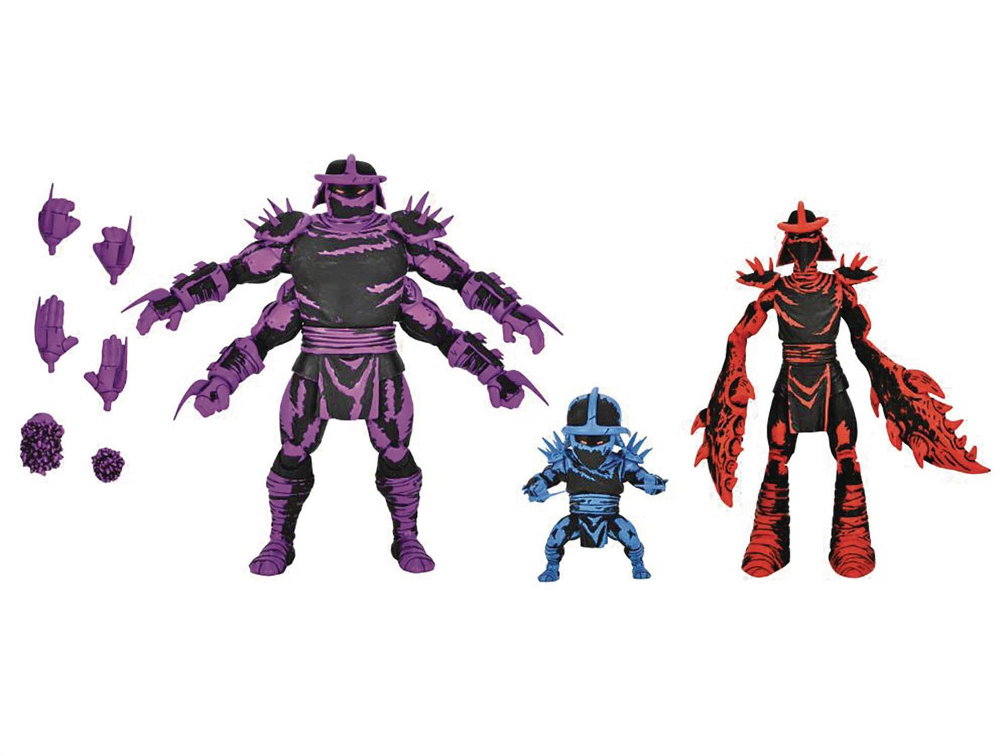 Tmnt Mirage Comics Shredder Clones Box Set 7in Action Figure NECA