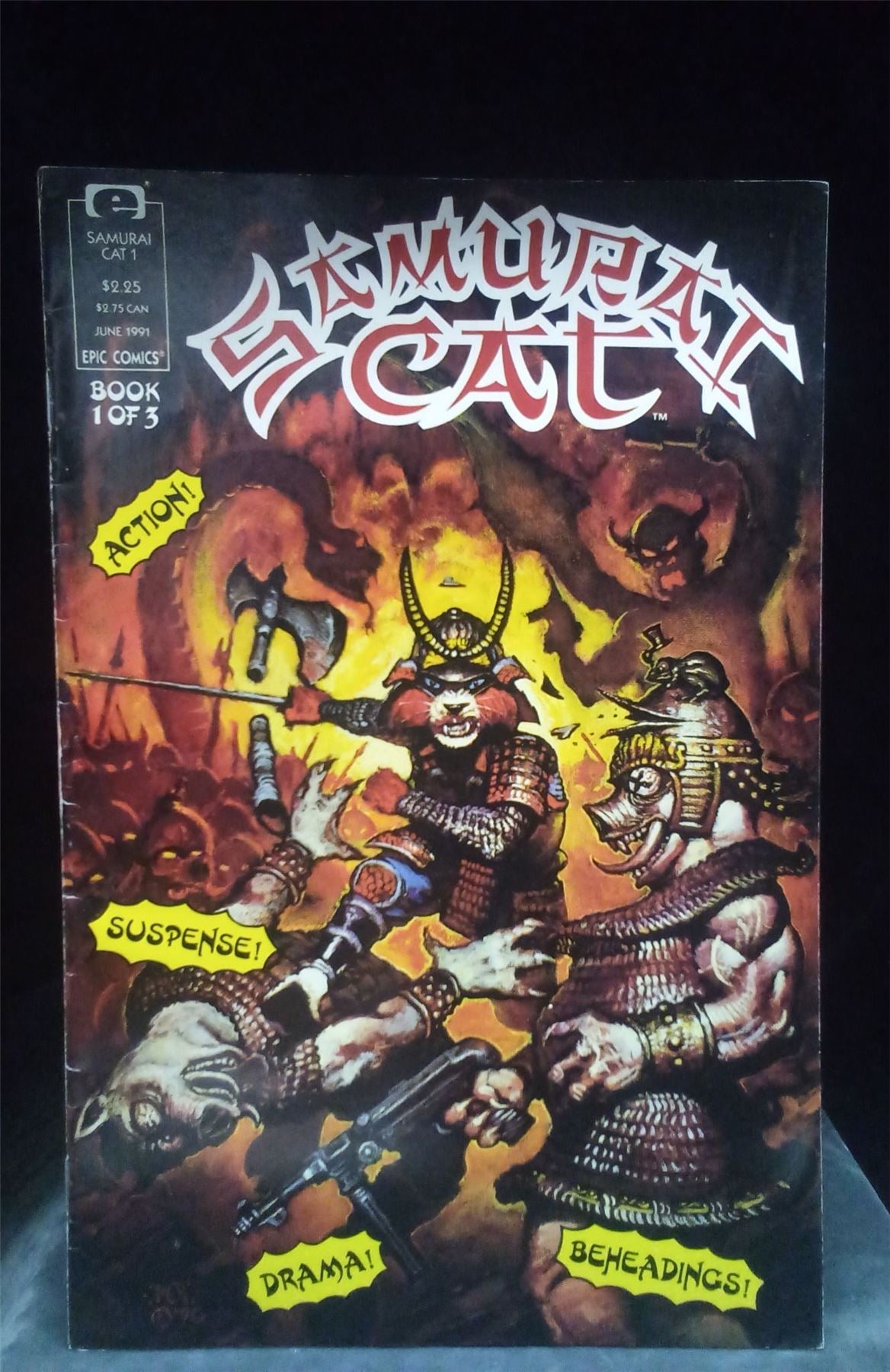 Samurai Cat #1 1991 Marvel Comics Comic Book