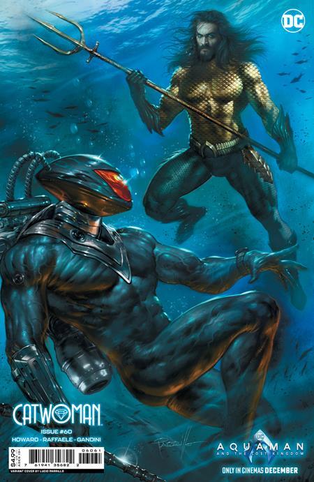 Catwoman #60 Cvr D Lucio Parrillo Aquaman And The Lost Kingdom Card Stock Var DC Comics Comic Book