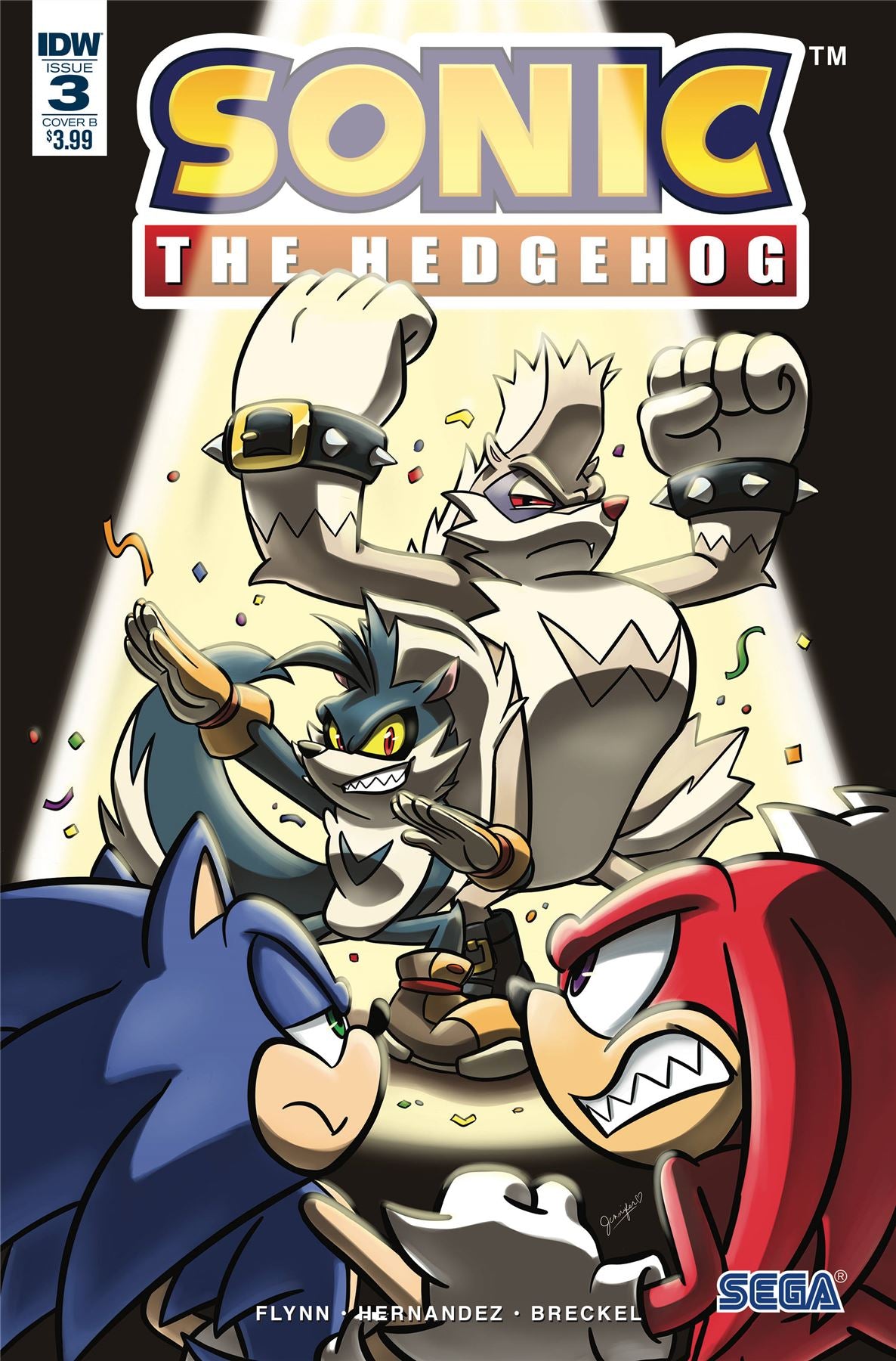 Sonic The Hedgehog #3 Cvr B Hernandez (Cvr B Hernandez) Idw Publishing Comic Book