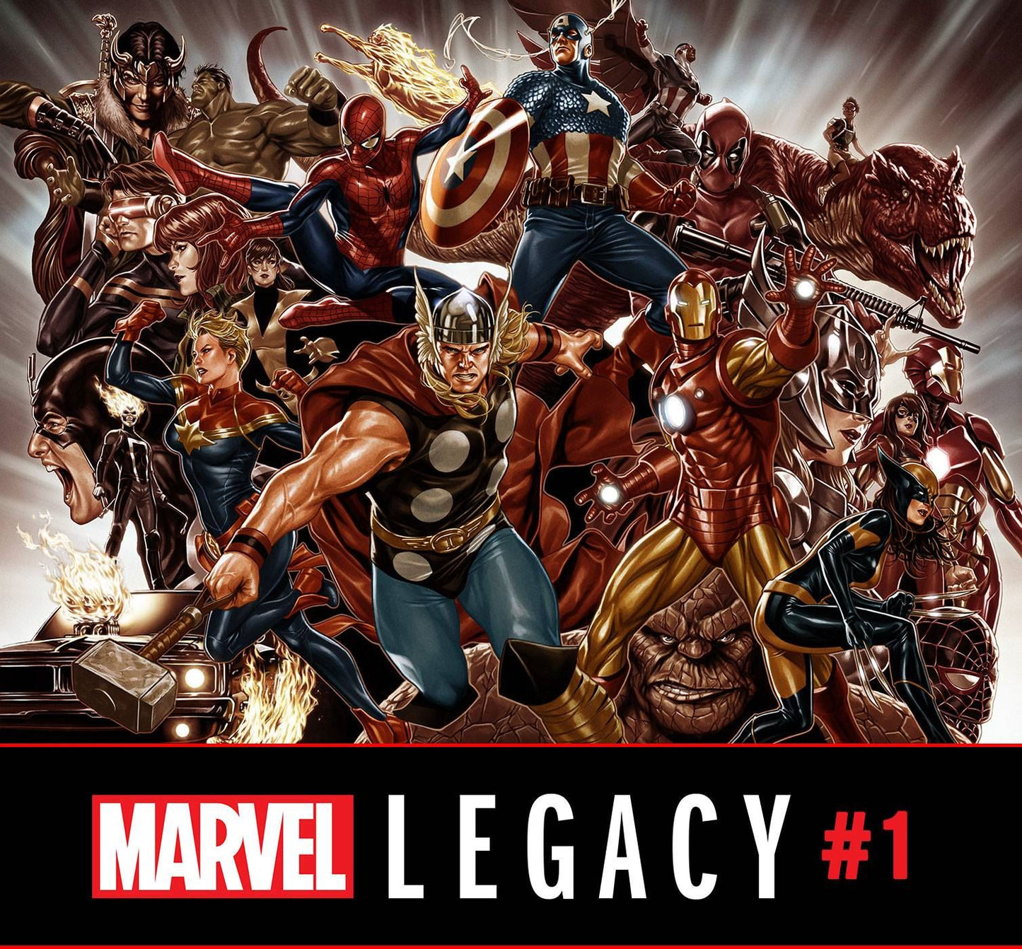 Marvel Legacy Brooks Wraparound Var (Brooks Wraparound Var) Marvel Comics Comic Book