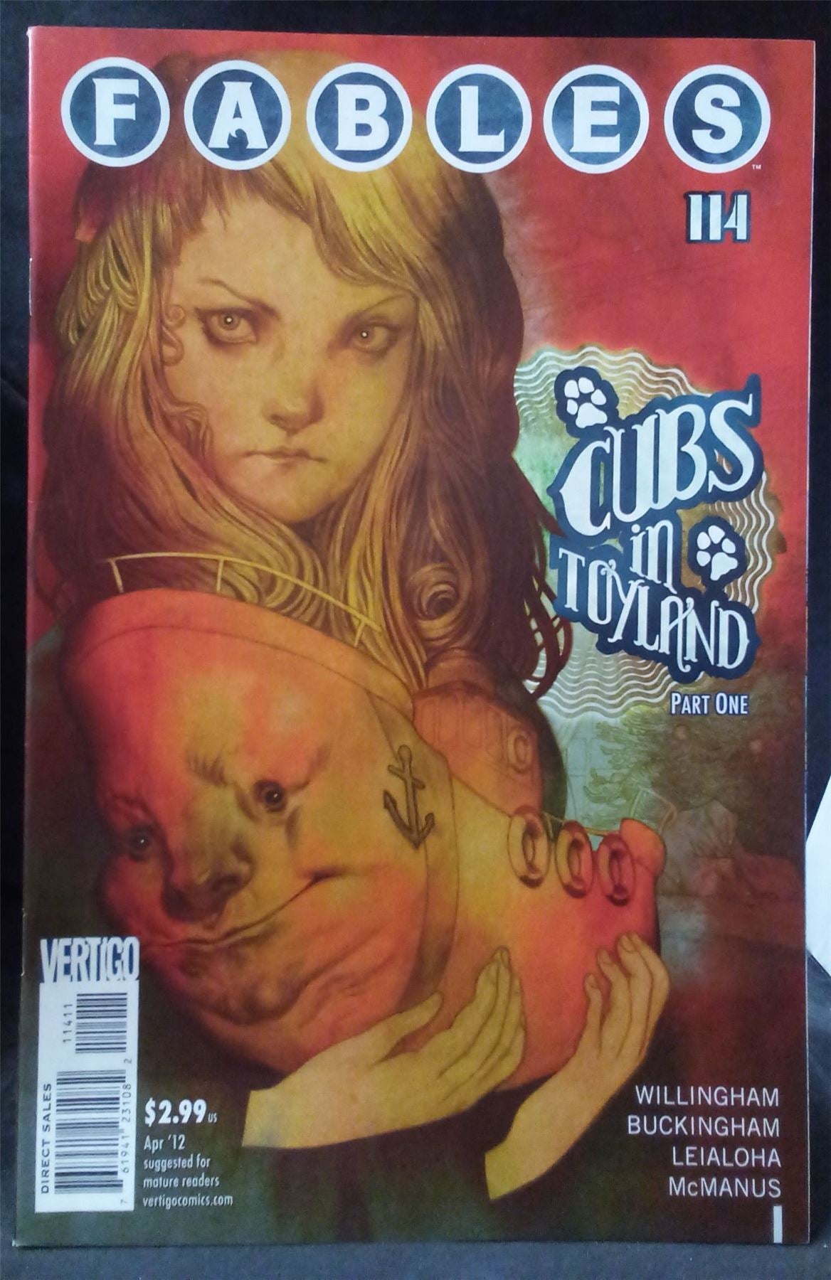 Fables #114 2012 vertigo Comic Book