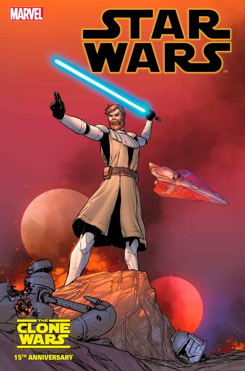 Star Wars #37 Camucoli Obi-wan Clone Wars 15th Anniv Var Marvel Prh Comic Book