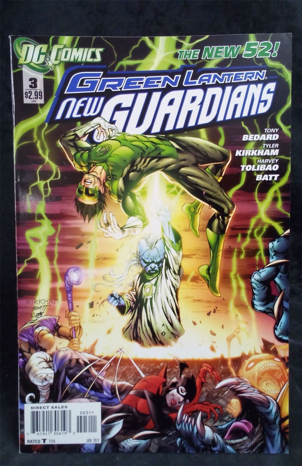 Green Lantern: New Guardians #3 2012 DC Comics Comic Book
